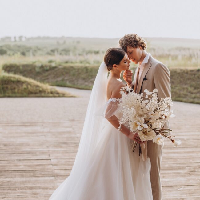 Brautpaar, Hochzeit, Natur