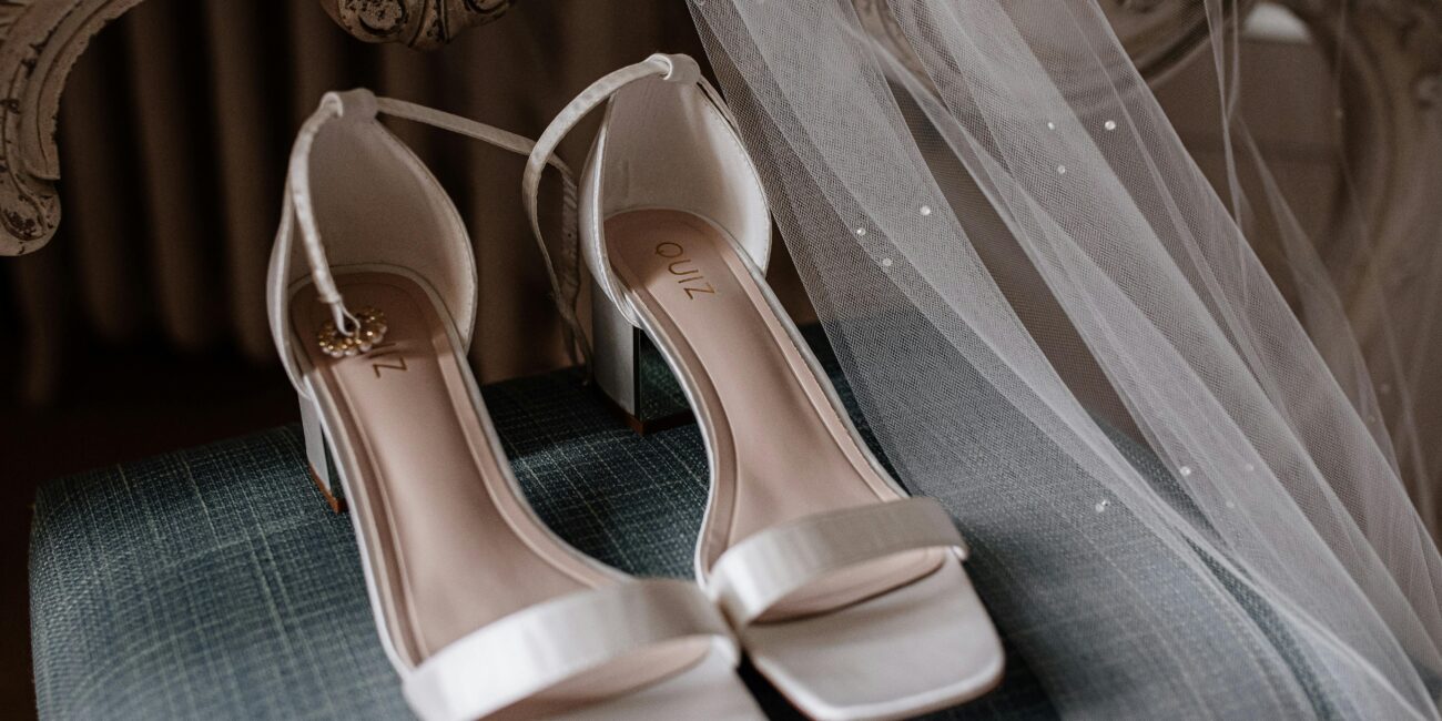 bridal, details, shoes