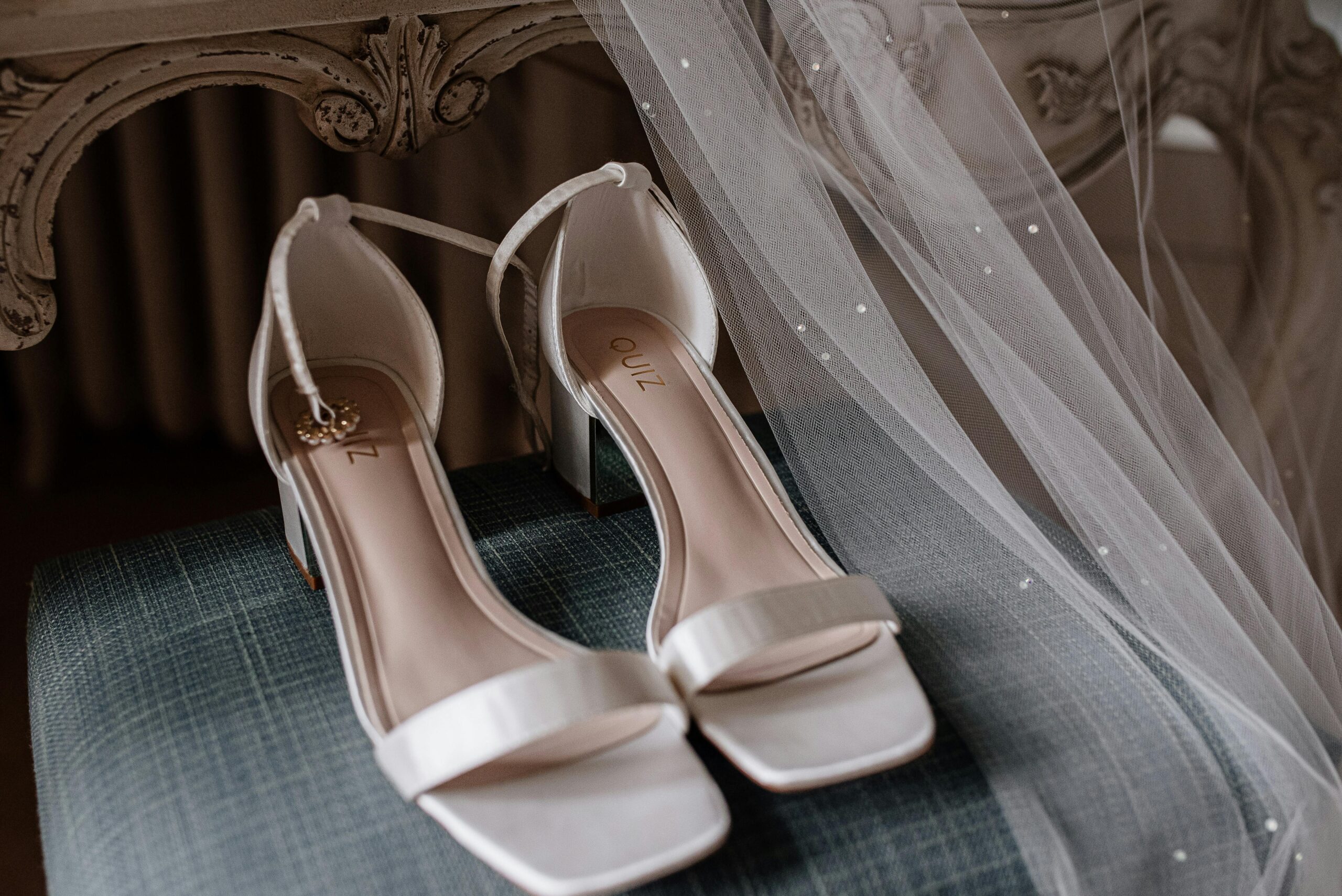 bridal, details, shoes