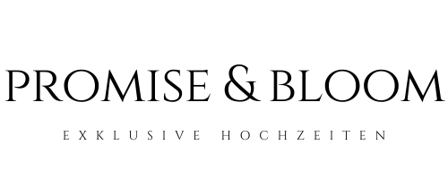 Logo von Promise & Bloom, Hochzeitsplanerin in Düsseldorf, auf Sylt und an der Ostsee