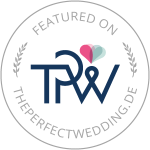 Siegel: Promise & Bloom Weddings, gelistet bei The Perfect Wedding